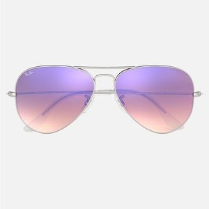 Ray-ban aviator flash lenses gradient blue purple